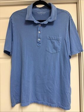 EUC Men’s Vineyard Vines 100% Pima Cotton Polo, Size L, Blue